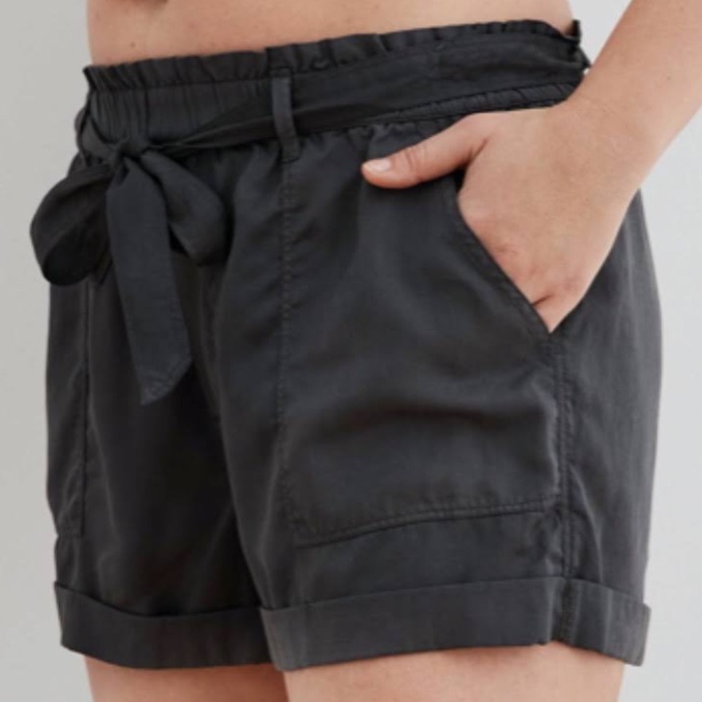 Aerie soft cuffed tied shorts NWT